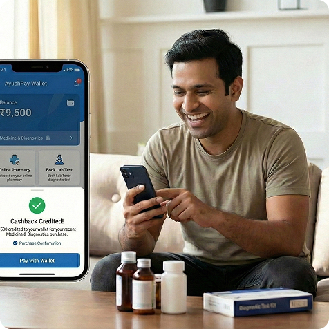 Get up to 25% cashback on medicines and diagnostic tests